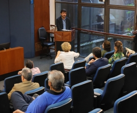 Encontro do Serviço Alemão de Intercâmbio Acadêmico com os ex-bolsistas do DF. 31/10/2025 Foto: Beto Monteiro/Ascom UnB